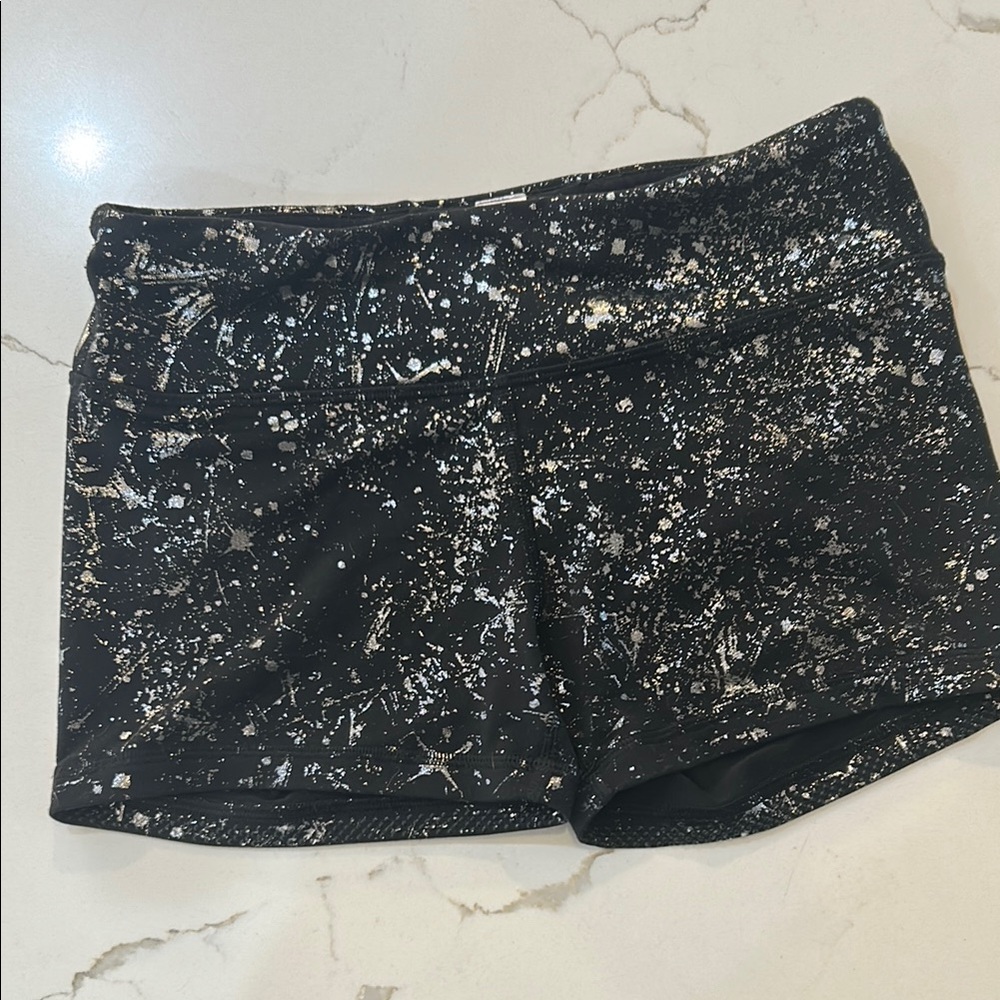 Ivivva Black and Silver girls Shorts
